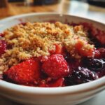 Summer Berry Stovetop Crisp