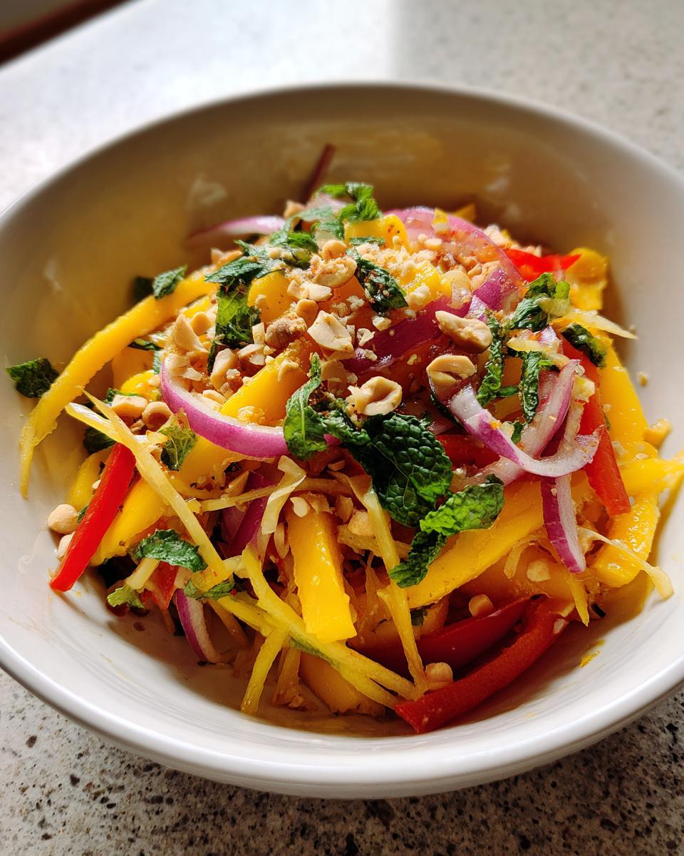 Thai Mango Salad - detail 2
