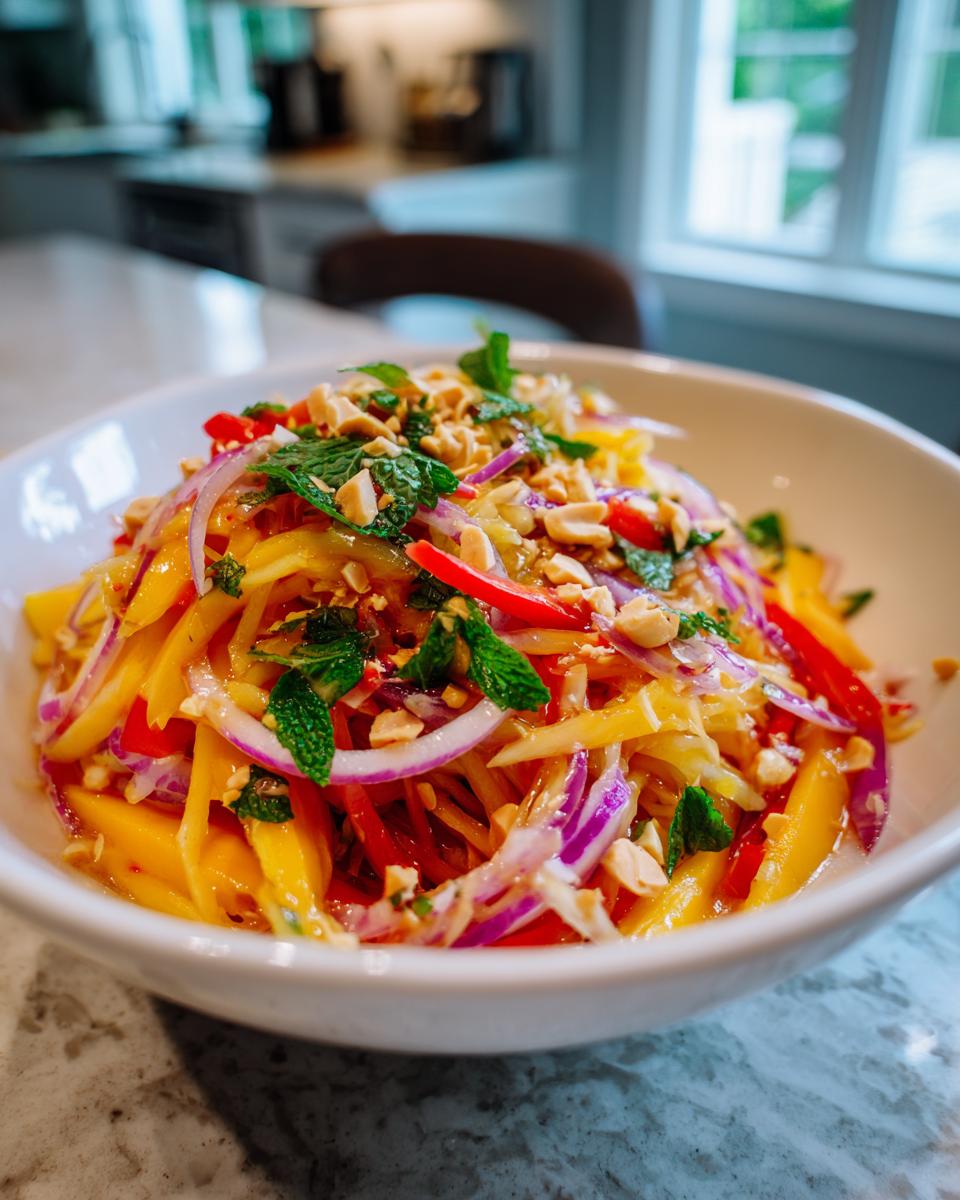 Thai Mango Salad - detail 3
