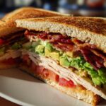 Turkey Club Sandwich with Bacon