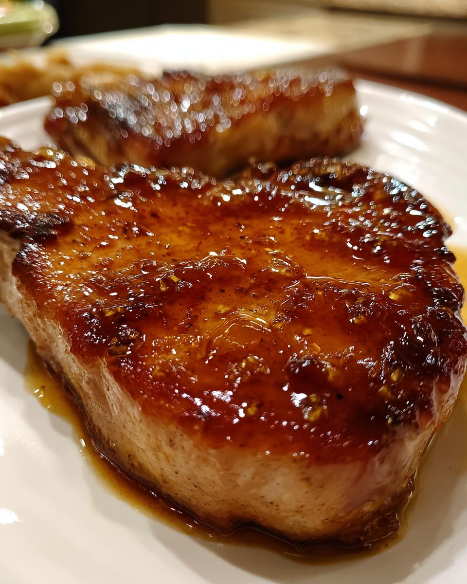 Apple Cider Glazed Pork Chops - detail 3