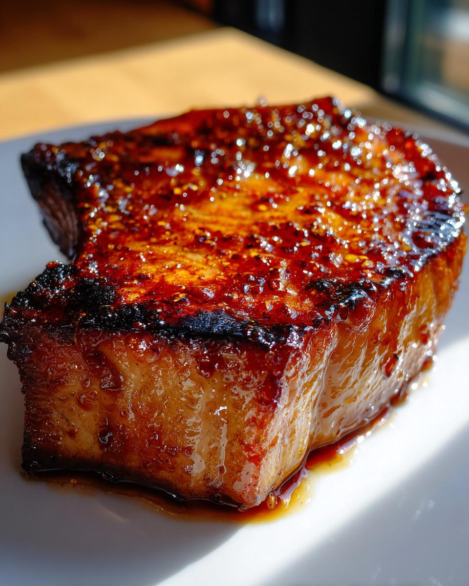 Apple Cider Glazed Pork Chops - detail 2