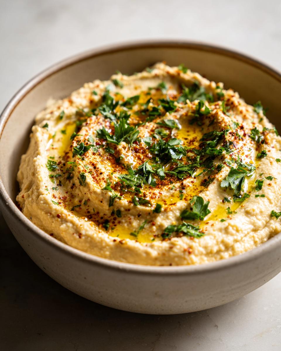 Baba ganoush (smoky eggplant dip) - detail 1