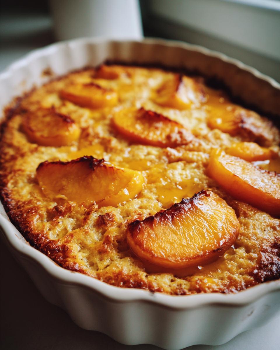 Baked Peach Oatmeal - detail 3