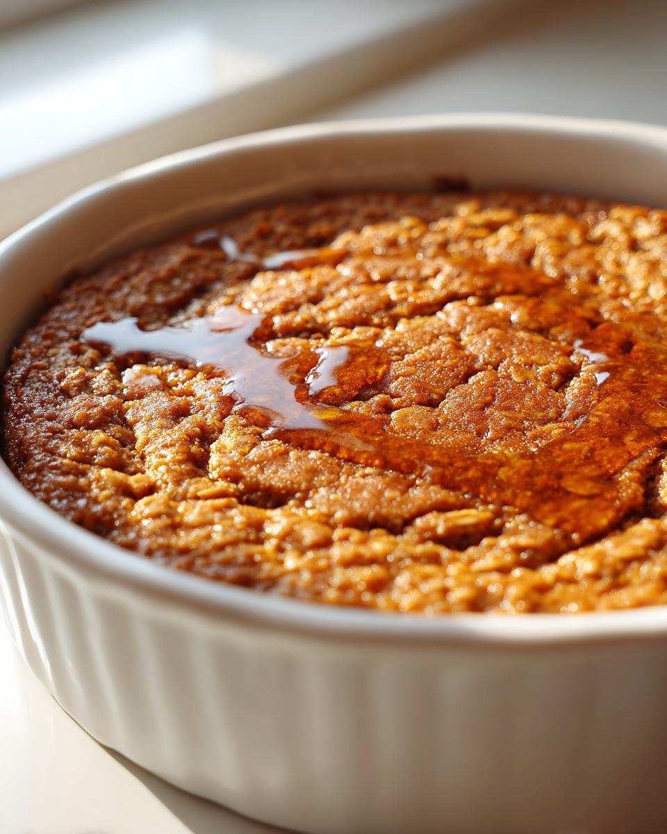 Baked Pumpkin Spice Oatmeal - detail 2