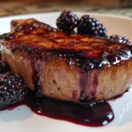 Blackberry Balsamic Pork Chops