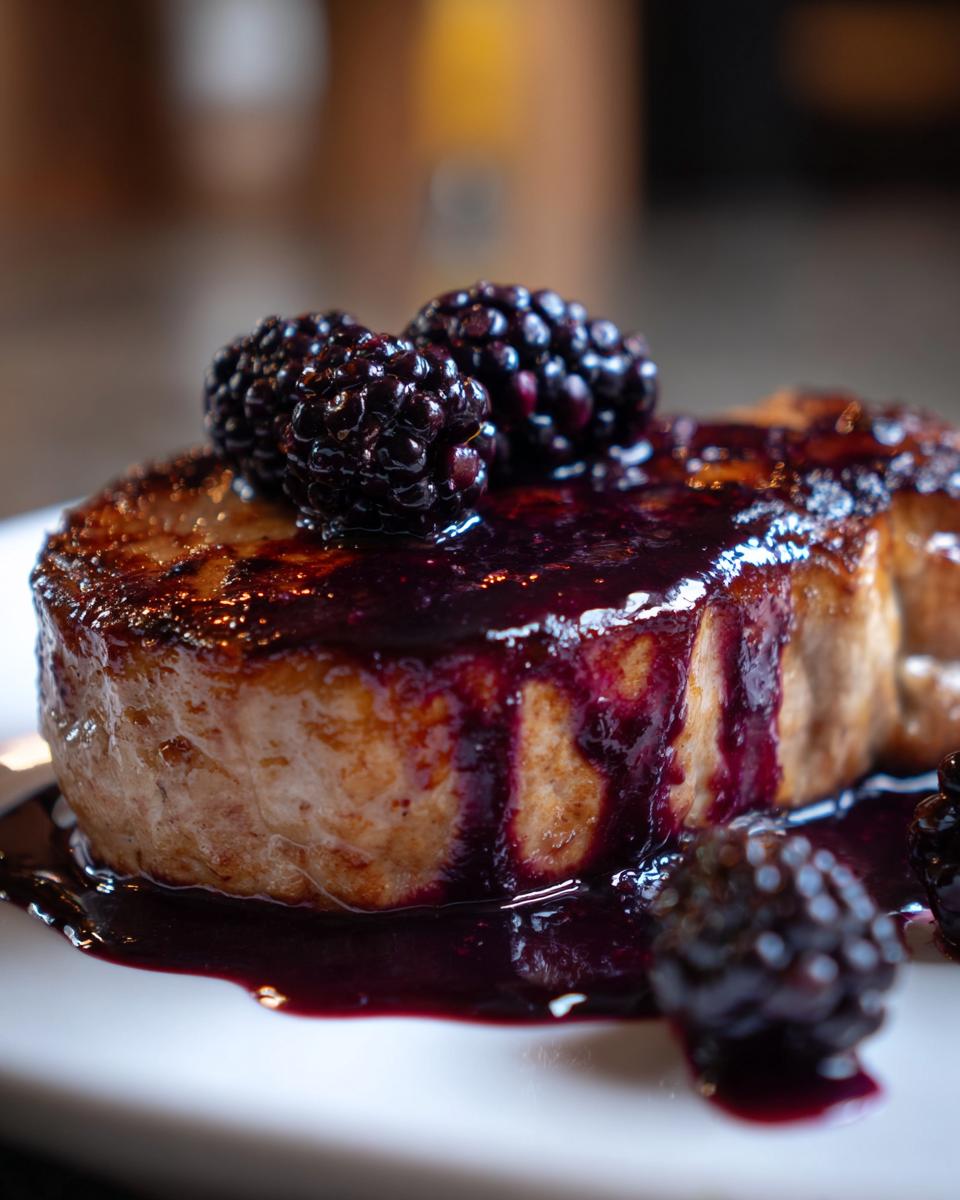 Blackberry Balsamic Pork Chops - detail 3