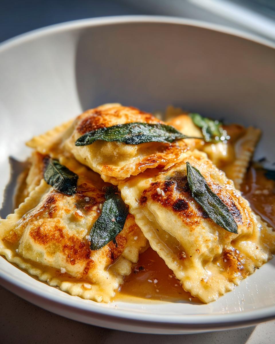 Brown Butter Sage Butternut Squash Ravioli - detail 1