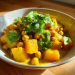 Butternut squash & chickpea curry