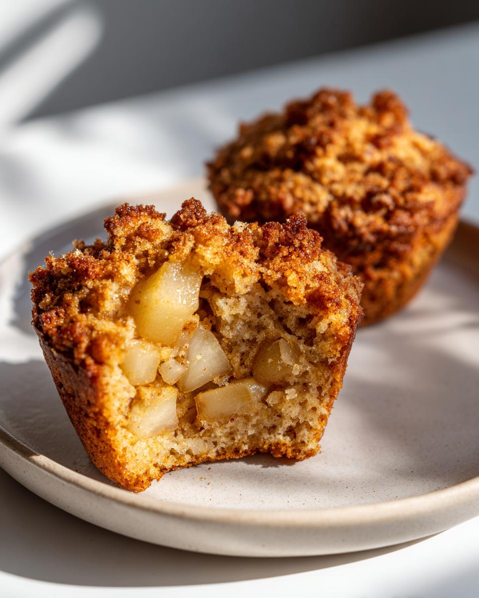 Chai-Spiced Pear Muffins - detail 2