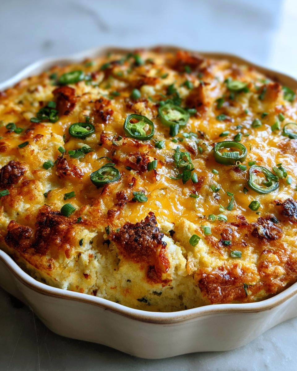 Cheesy Jalapeño Cornbread Dip - detail 1