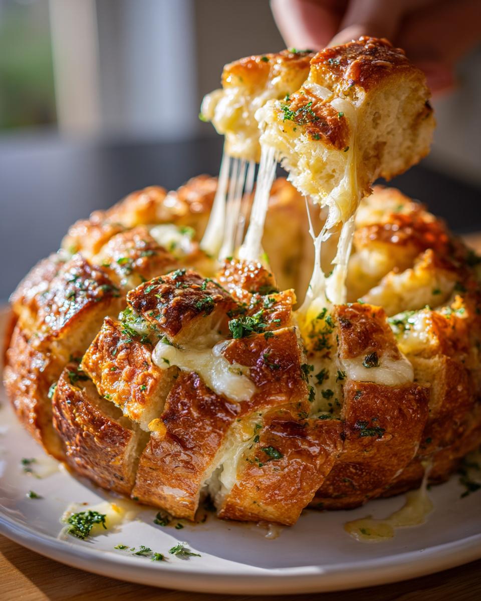 Cheesy Pull-Apart Bread - detail 1