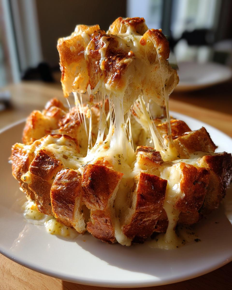 Cheesy Pull-Apart Bread - detail 2
