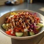 Chickpea shawarma bowls