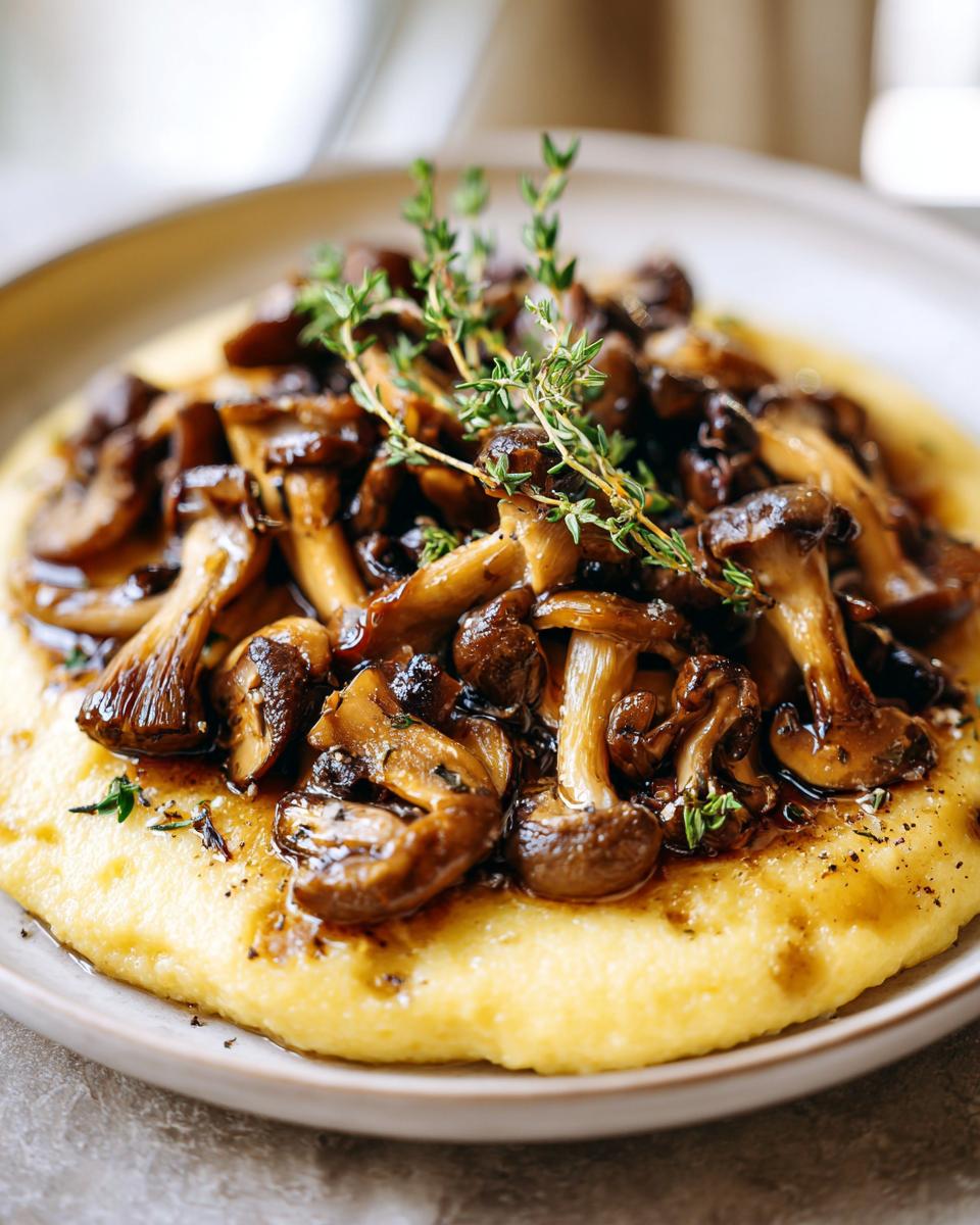 Creamy Polenta with Wild Mushrooms - detail 1