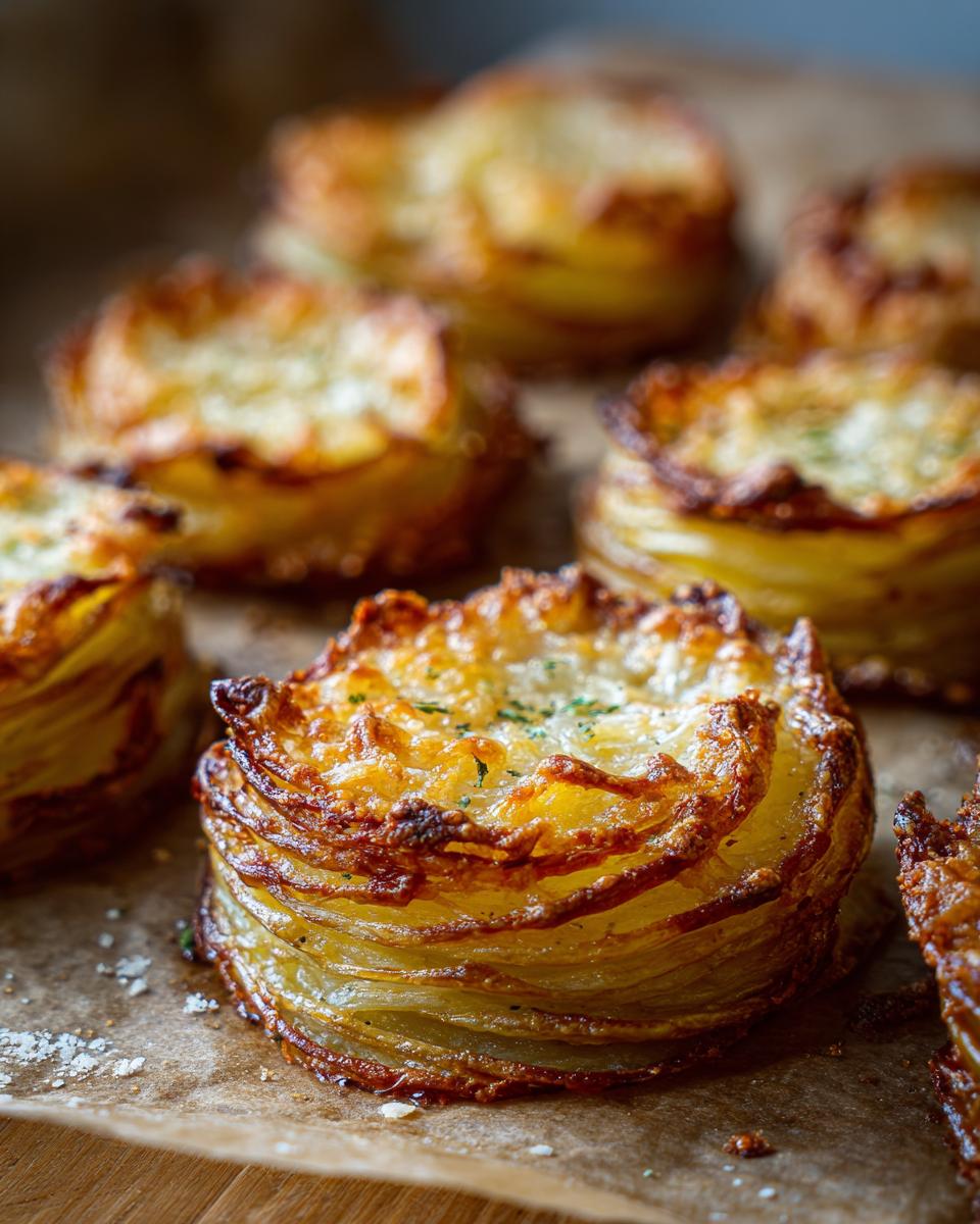 Crispy Parmesan Potato Stacks - detail 1