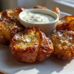 Crispy Smashed Potatoes with Garlic Aioli