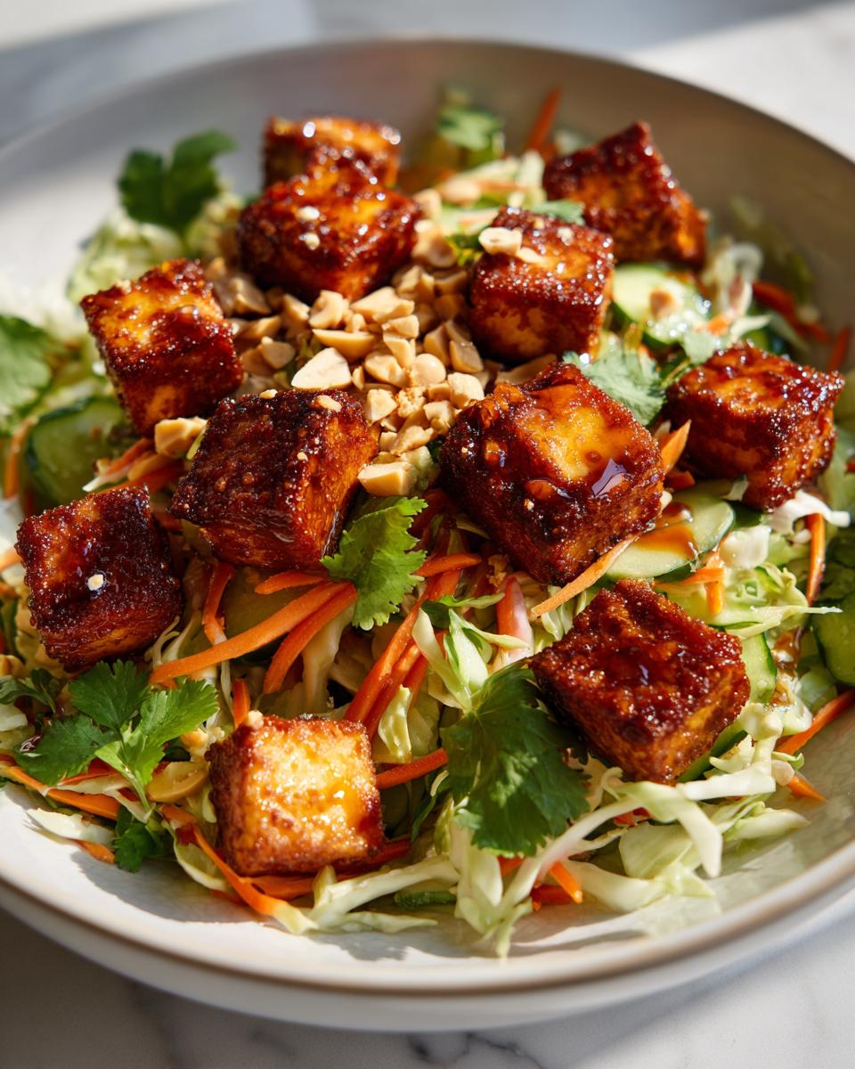 Crispy Thai Tofu Salad - detail 2