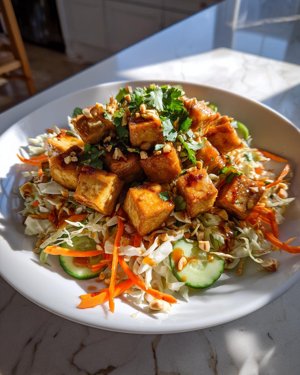 Crispy Thai Tofu Salad - detail 3