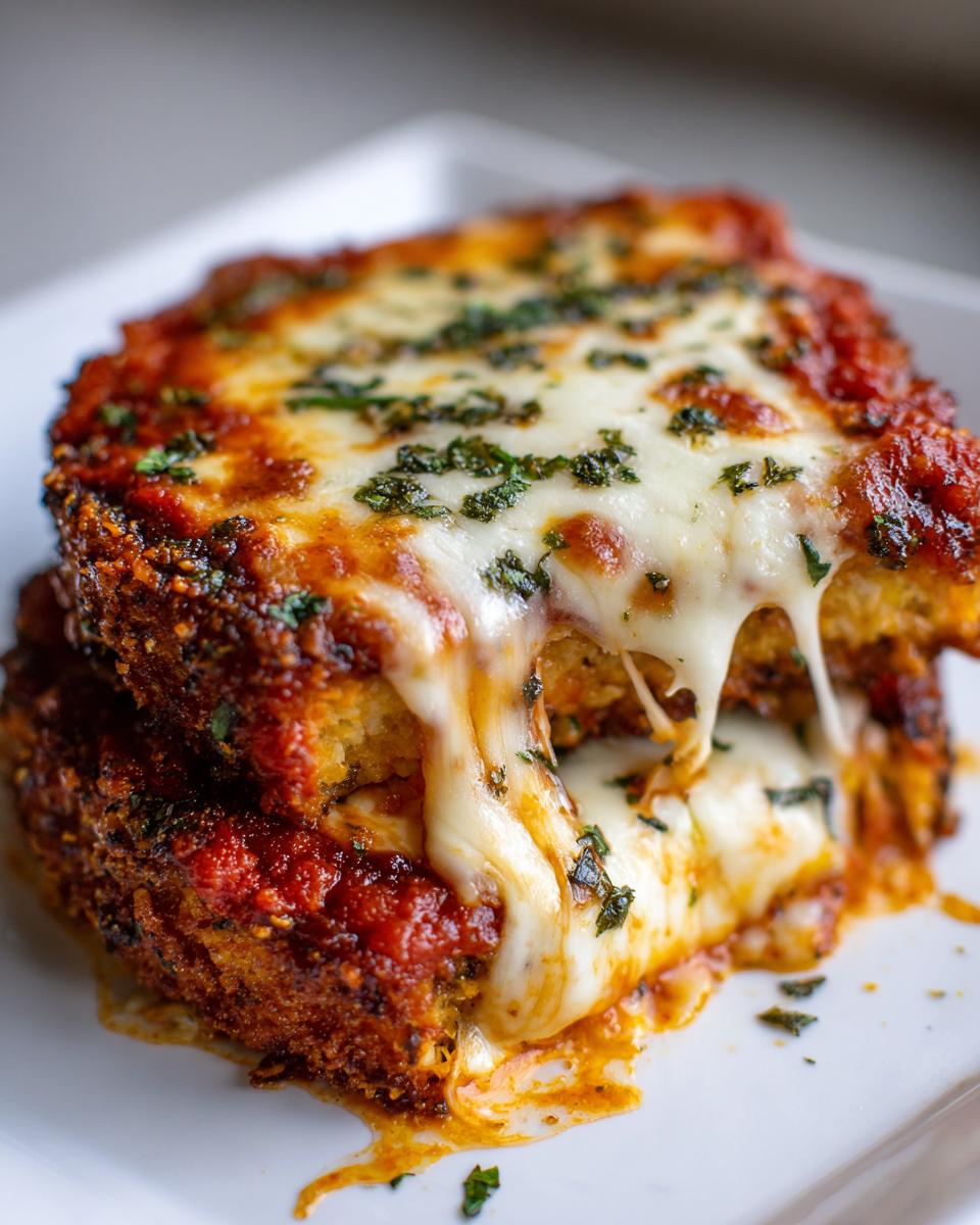 Eggplant parmesan - detail 1
