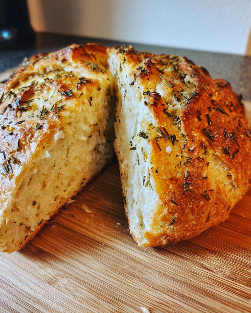 Garlic-Herb Crusty Bread - detail 1