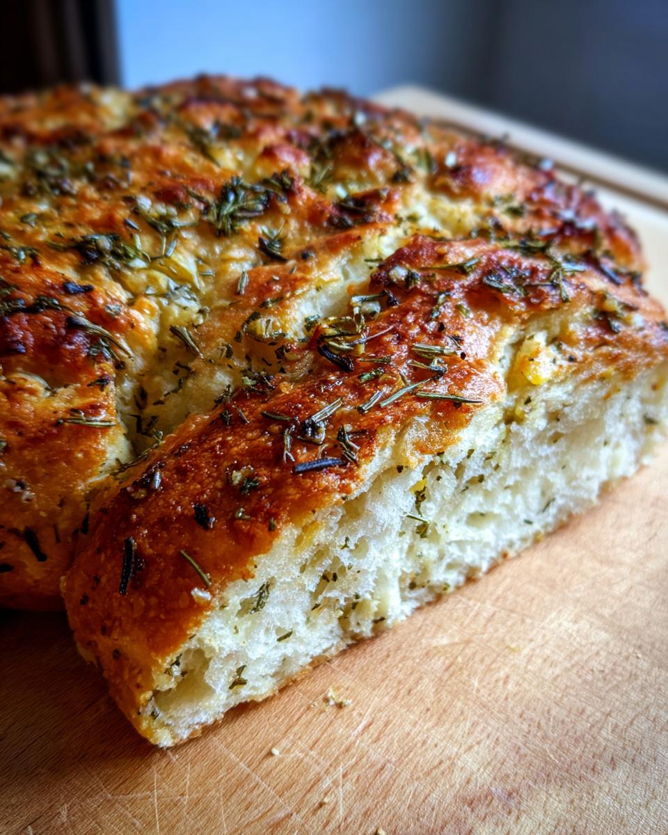 Garlic-Herb Crusty Bread - detail 3