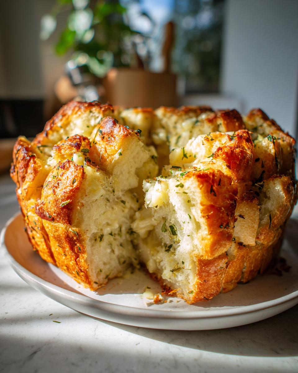 Garlic Herb Pull-Apart Bread - detail 1