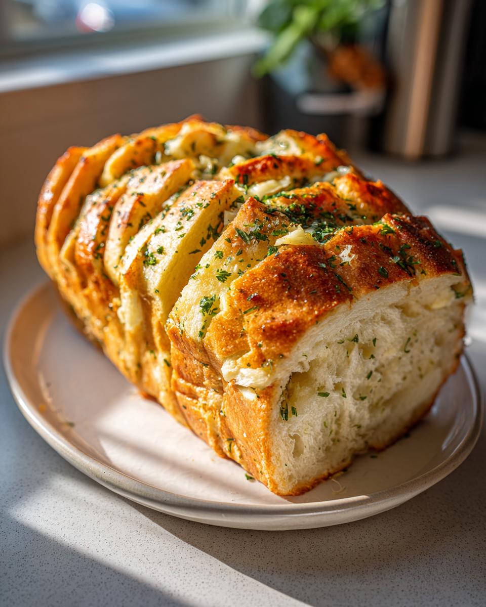Garlic Herb Pull-Apart Bread - detail 2