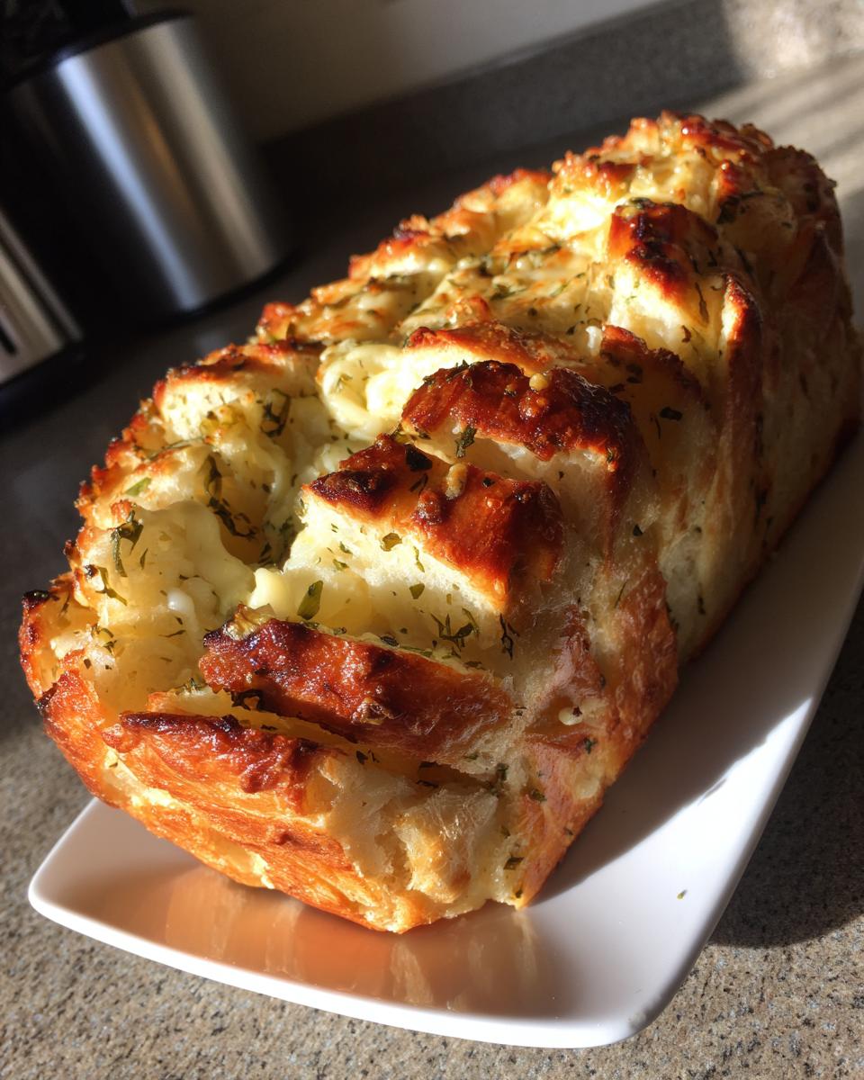 Garlic Herb Pull-Apart Bread - detail 3
