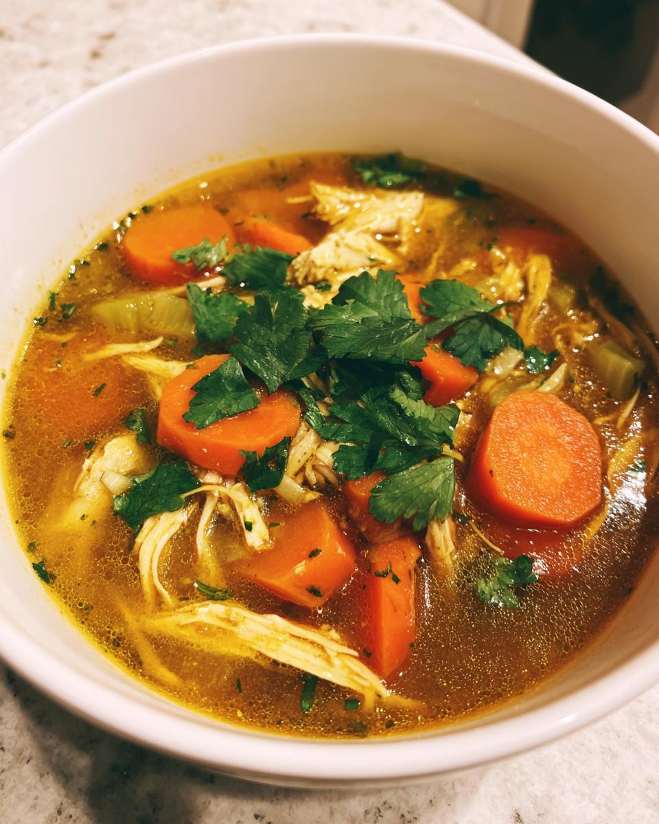 Ginger Turmeric Chicken Soup - detail 1