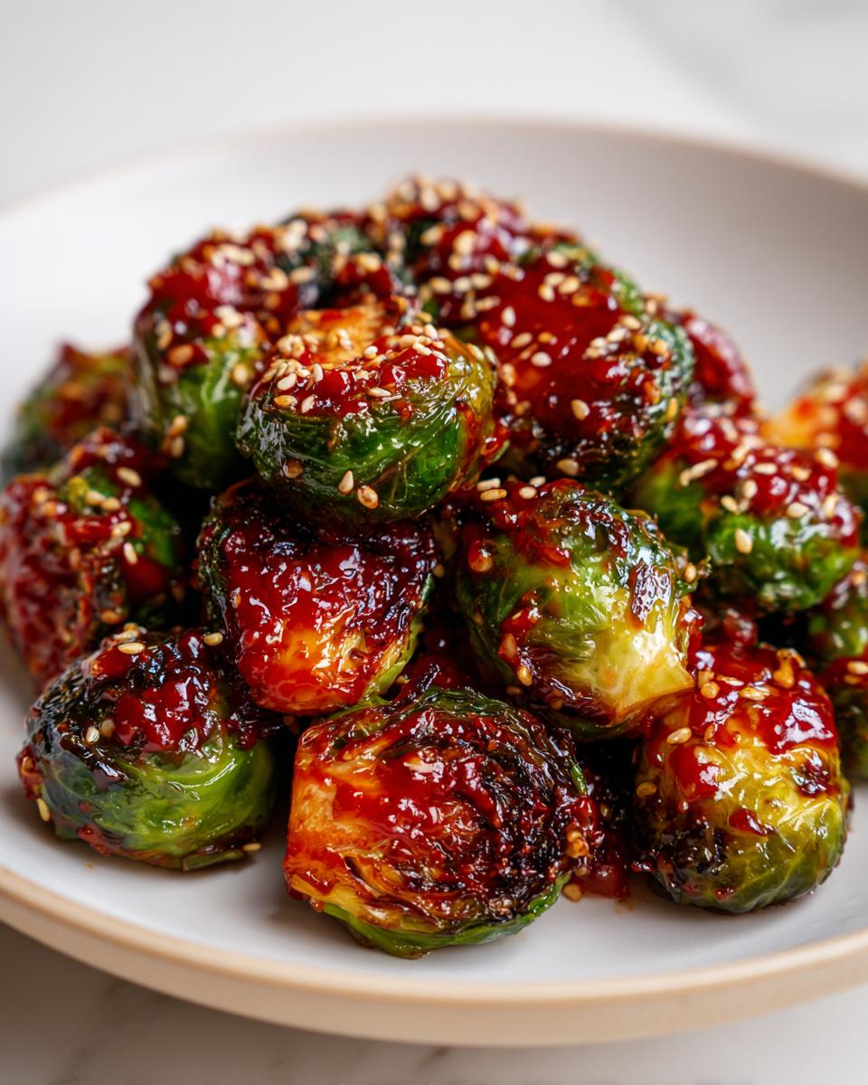 Gochujang Glazed Brussels Sprouts - detail 1