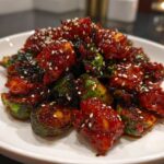 Gochujang Glazed Brussels Sprouts