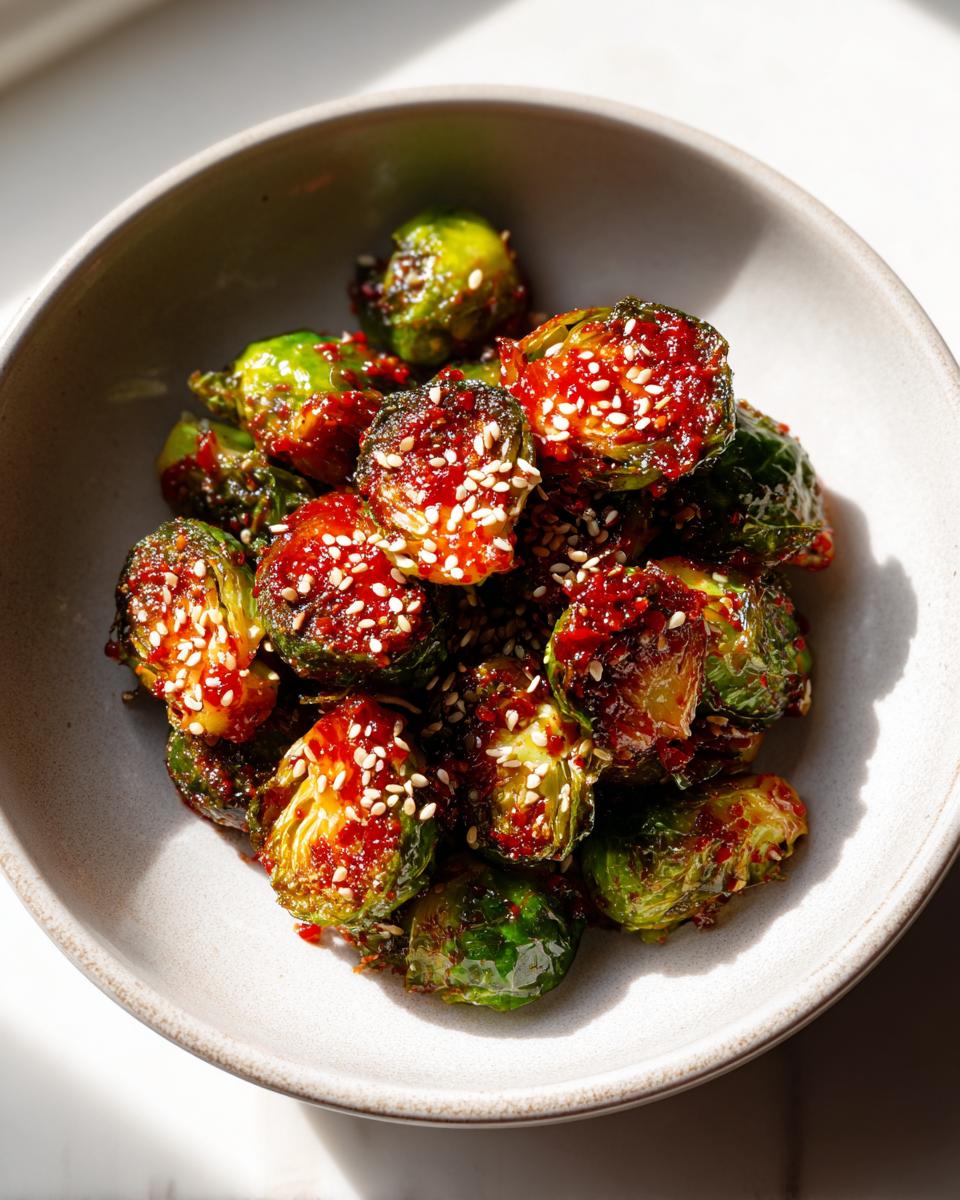 Gochujang Glazed Brussels Sprouts - detail 2