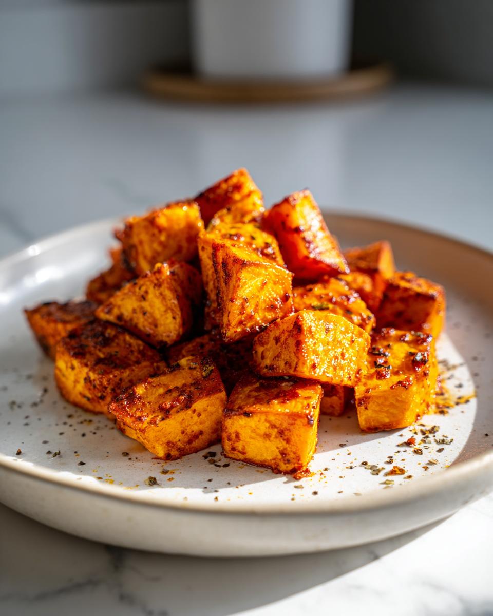 Harissa Roasted Sweet Potatoes - detail 2