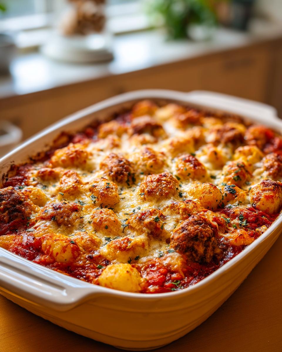 Italian Sausage and Gnocchi Bake - detail 1