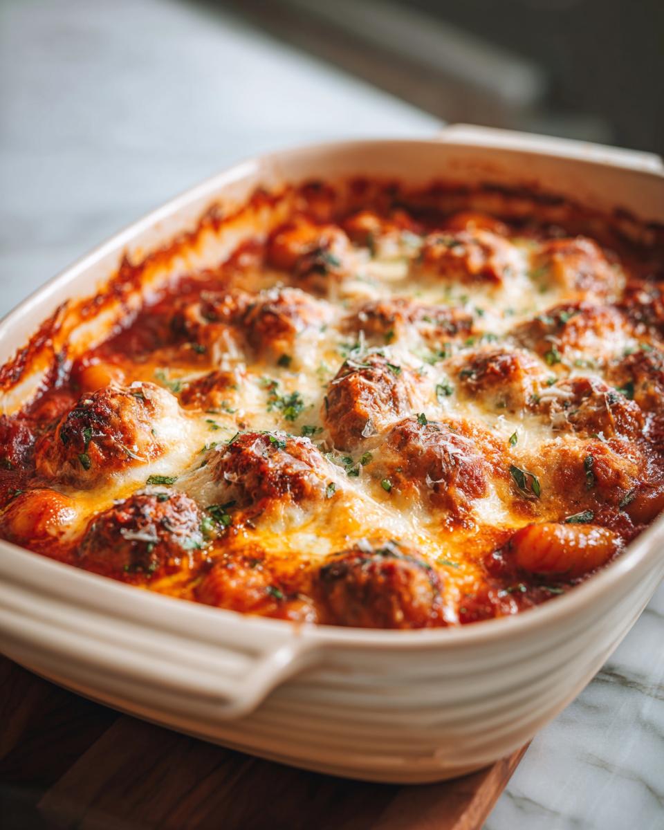 Italian Sausage and Gnocchi Bake - detail 2