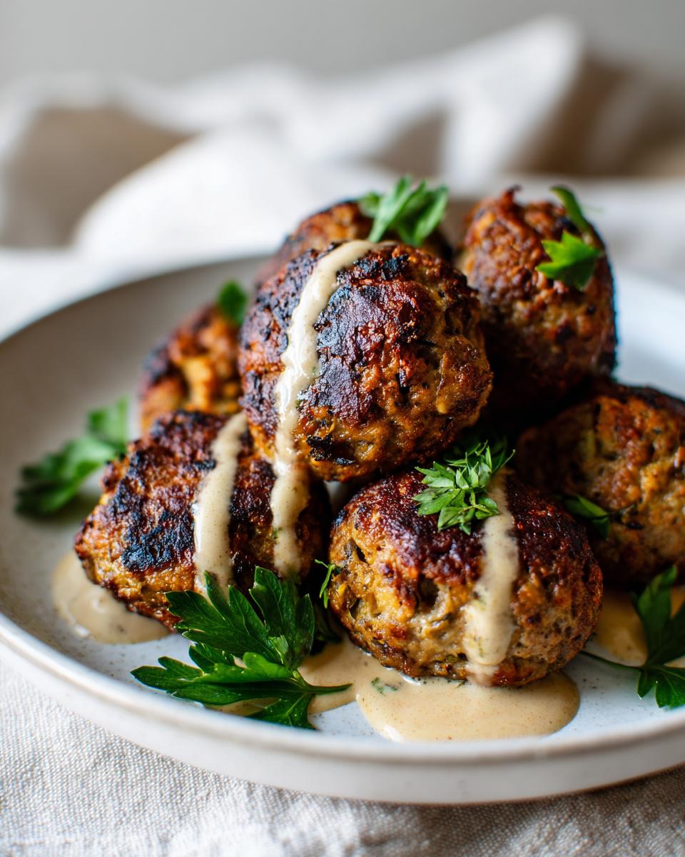 Lebanese Lamb Kofta with Tahini Sauce - detail 1