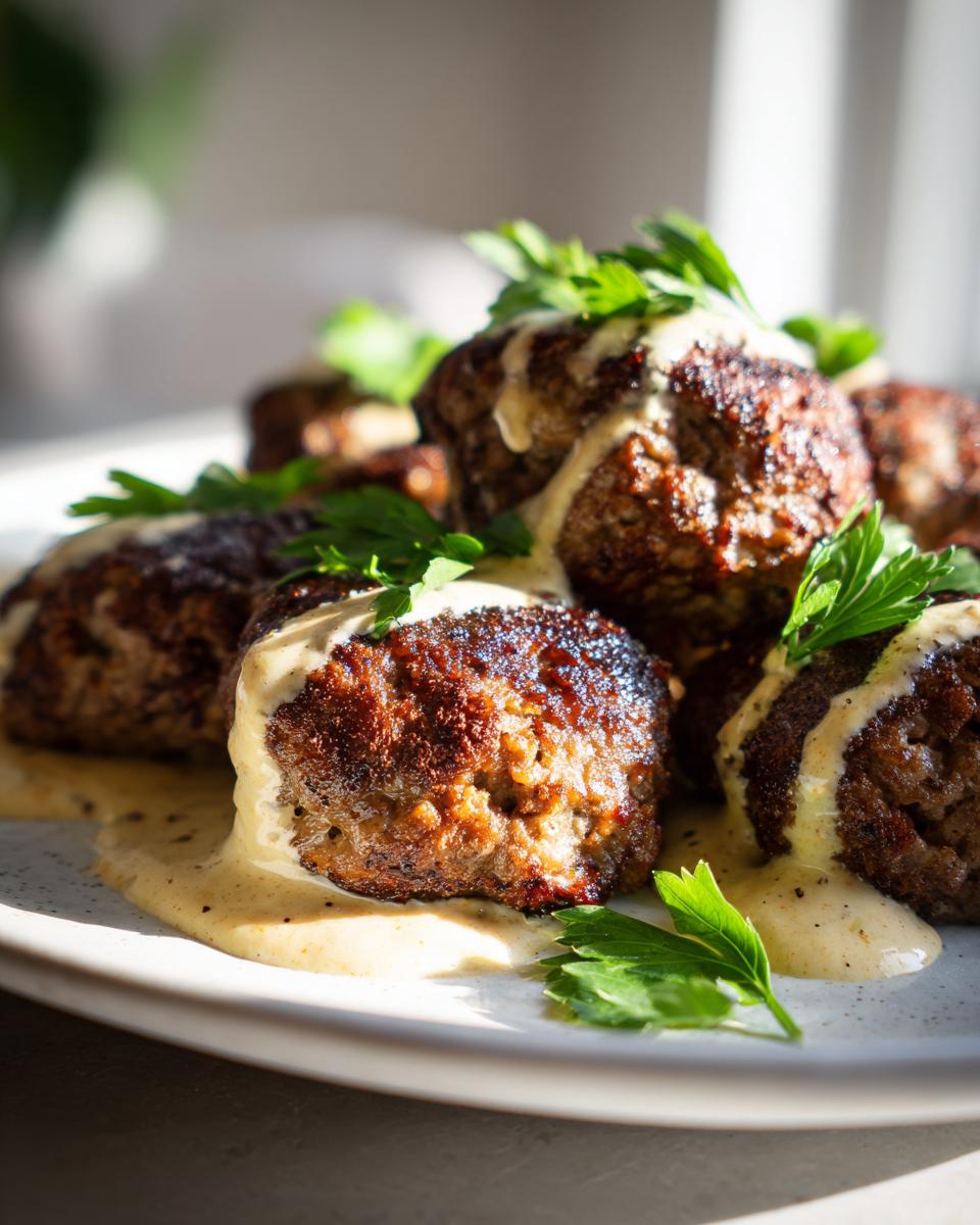 Lebanese Lamb Kofta with Tahini Sauce - detail 2
