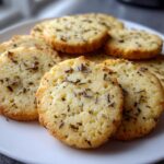 Lemon Lavender Shortbread Cookies
