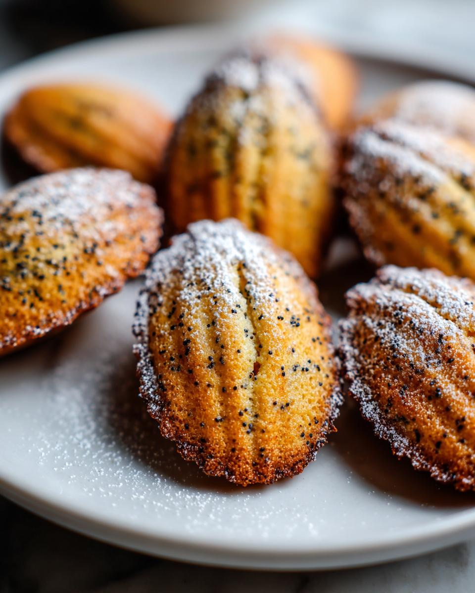 Lemon Poppy Seed Madeleines - detail 1