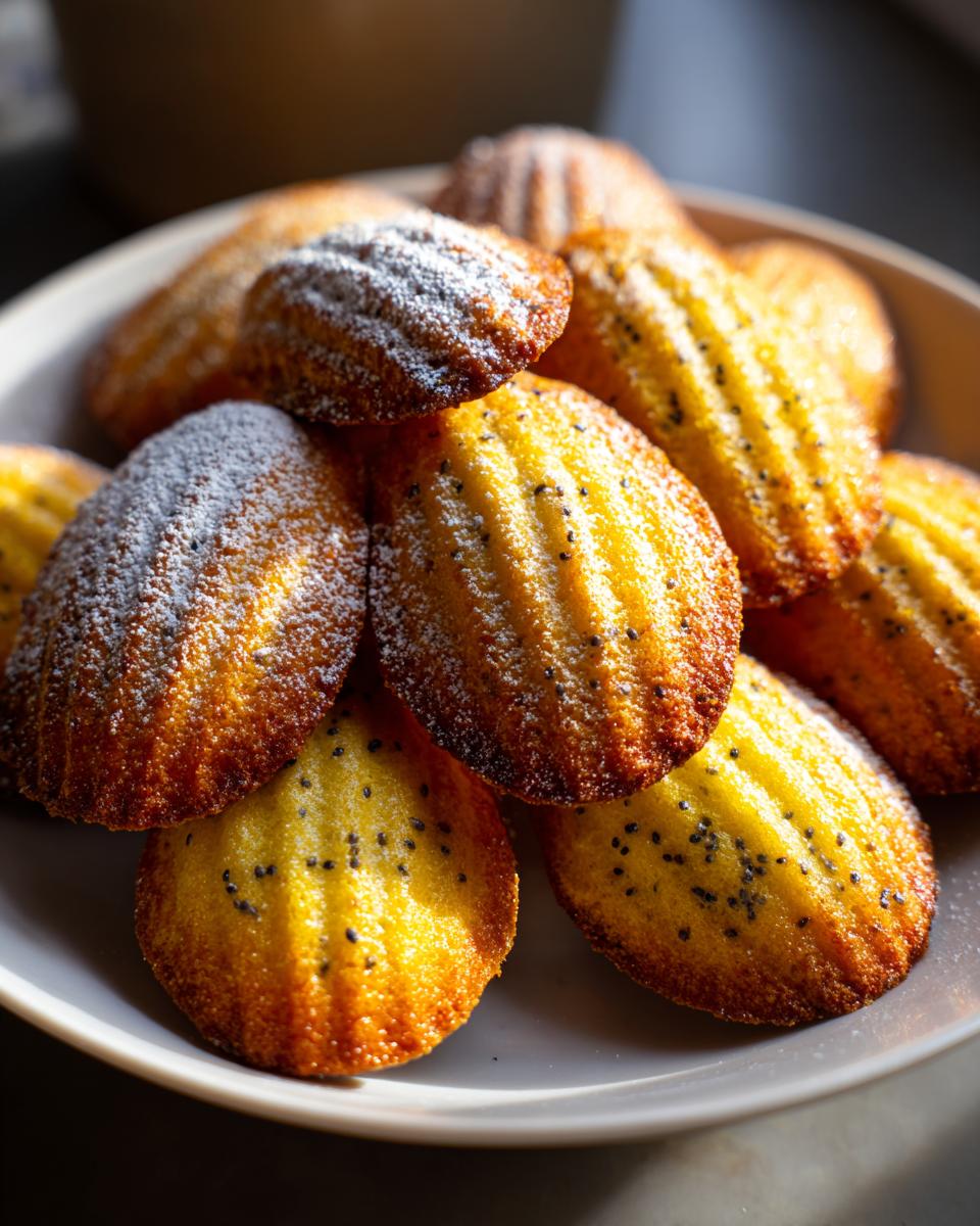 Lemon Poppy Seed Madeleines - detail 2