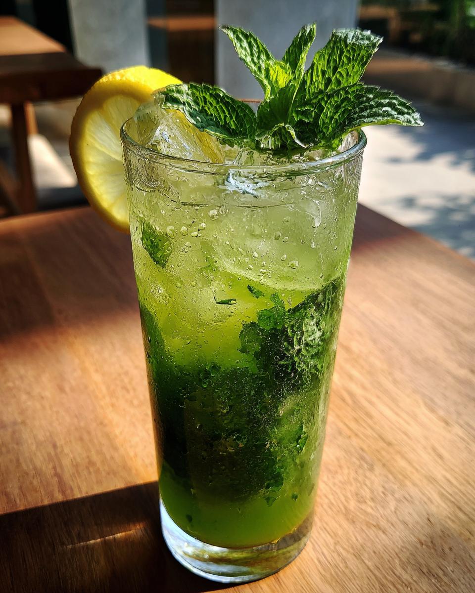 Mint lemonade - detail 1