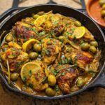 Moroccan chicken tagine with preserved lemons & olives