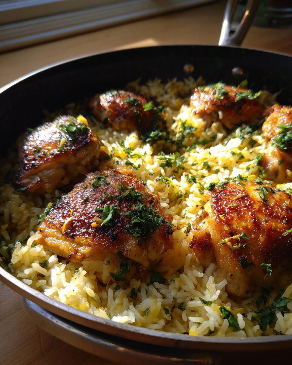 One-Pan Greek Chicken with Lemon Rice - detail 1