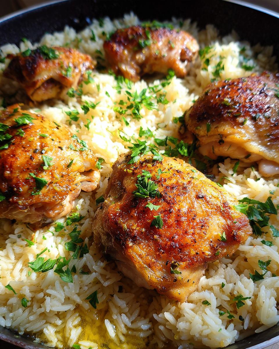 One-Pan Greek Chicken with Lemon Rice - detail 3