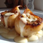 Pan-Seared Pears with Honey-Yogurt Sauce