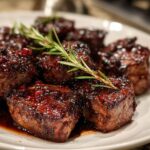 Pomegranate Glazed Lamb Chops
