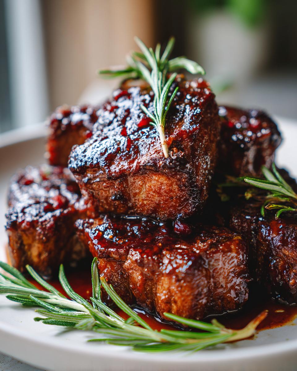 Pomegranate Glazed Lamb Chops - detail 1
