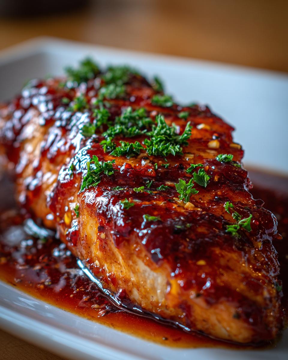 Pomegranate Molasses Chicken - detail 2