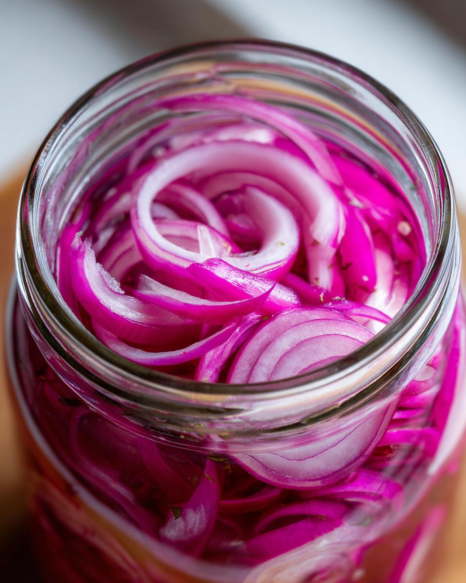 Quick-Pickled Red Onions - detail 2